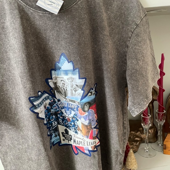 Vintage Toronto Maple Leafs Acid Wash Tee - Maple Leaf Y2k - Picture 4 of 4